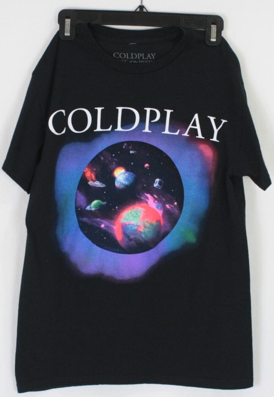 Coldplay Music of the Spheres Official Tour Concert T-Shirt Mens Small